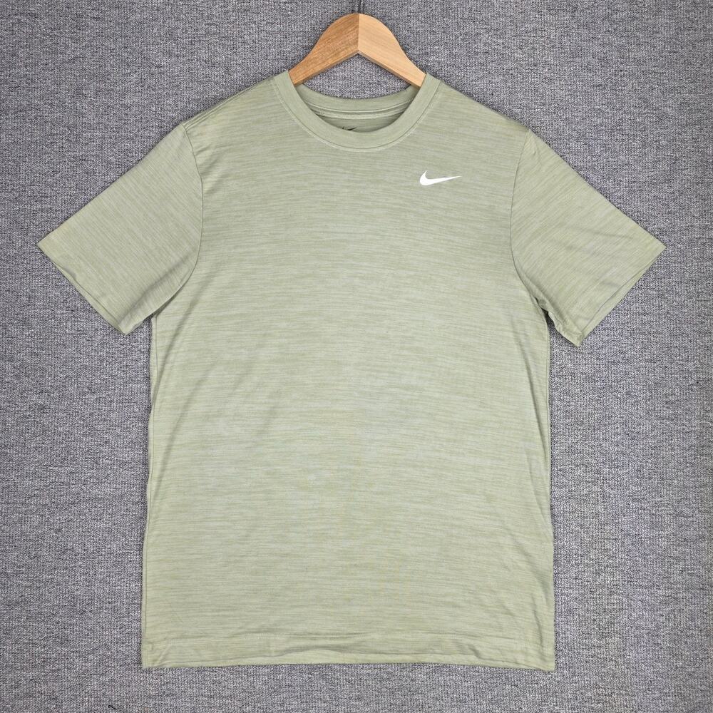 NIKE DRI‑FIT LIGHT GREEN TEE – MEN’S M – PERFORMANCE TRAINING – STYLE FQ3808‑371